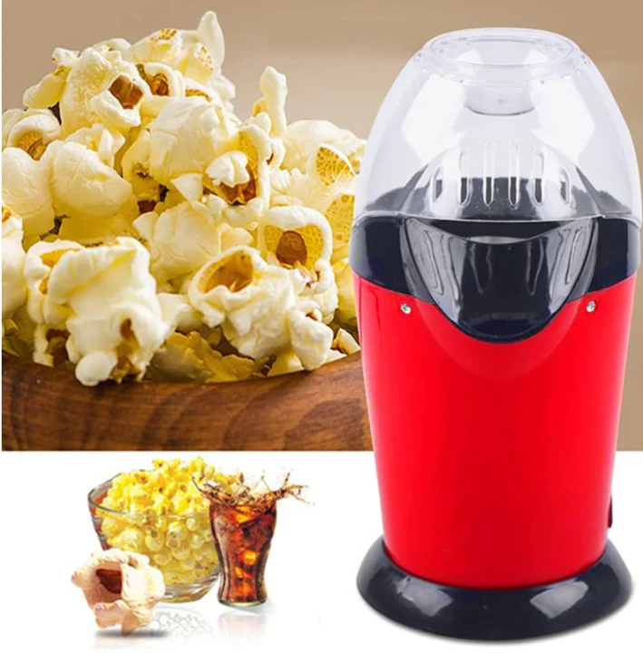 maszyna do popcornu czerwona w kształcie kielicha